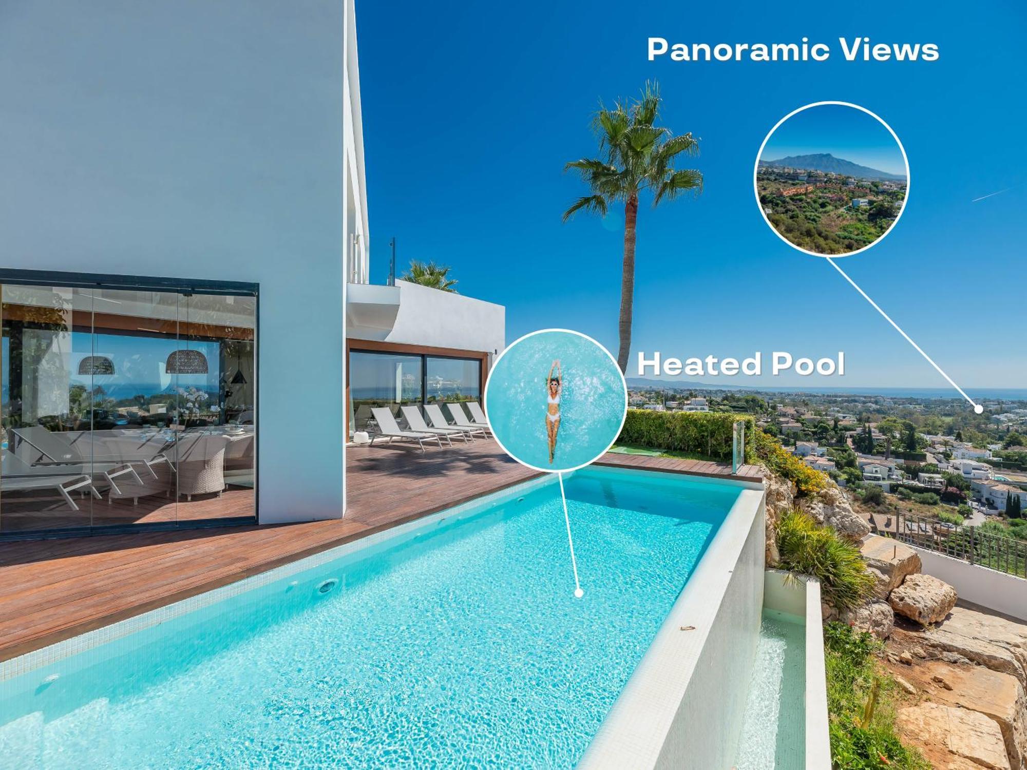 Vacation Marbella I Villa Paraiso The View, Infinity Heated Pool, Sea View, 24-7 Security, Golf Courses Эстепона Экстерьер фото